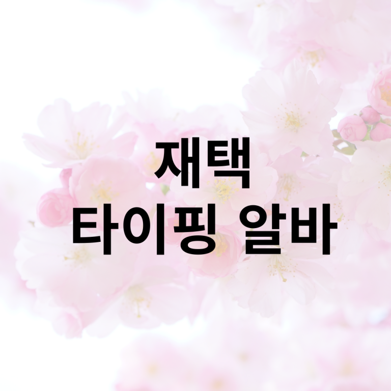 241016재택타이핑알바