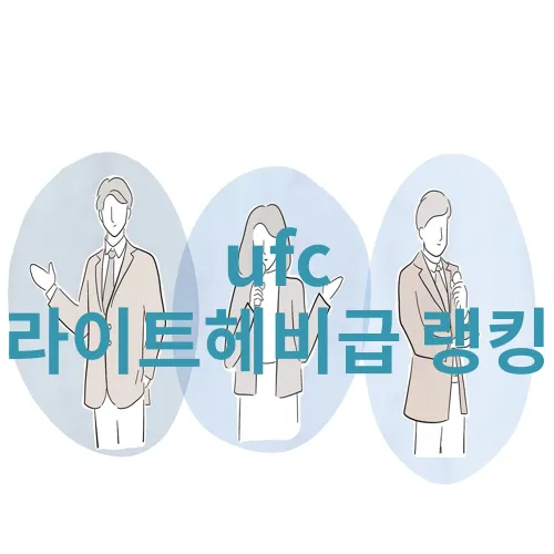 ufc 라이트헤비급 랭킹