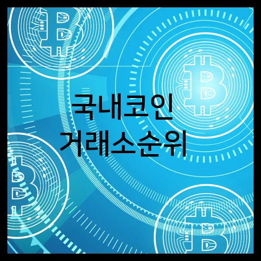 국내코인 거래소순위