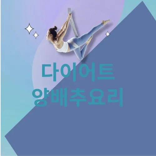 다이어트 양배추요리