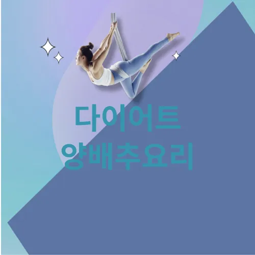 다이어트 양배추요리