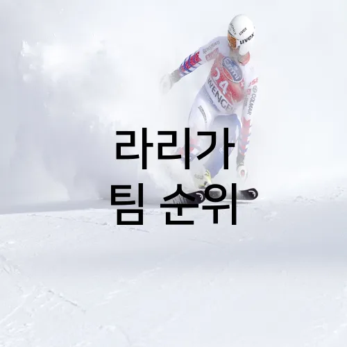 라리가 팀 순위