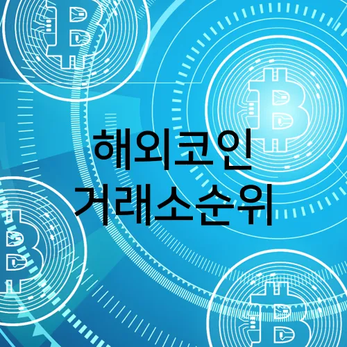 해외코인 거래소순위