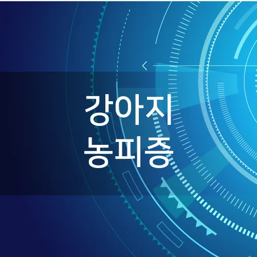 강아지 농피증