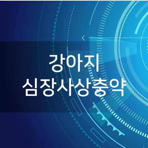 강아지 심장사상충약