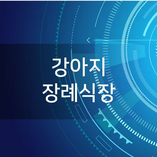 강아지 장례식장