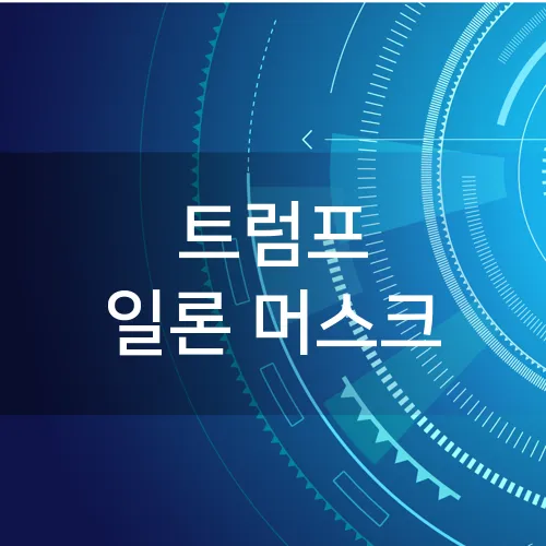 트럼프 일론 머스크