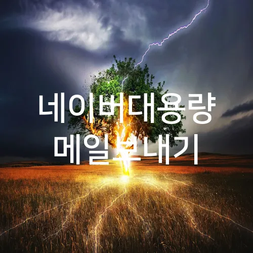 네이버대용량 메일보내기