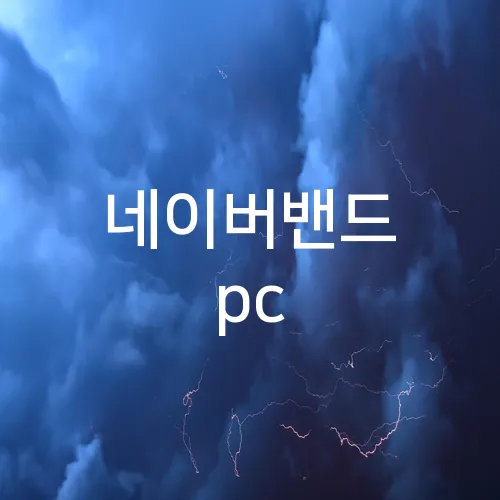 네이버밴드 pc