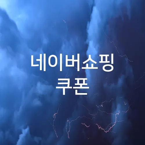 네이버쇼핑 쿠폰