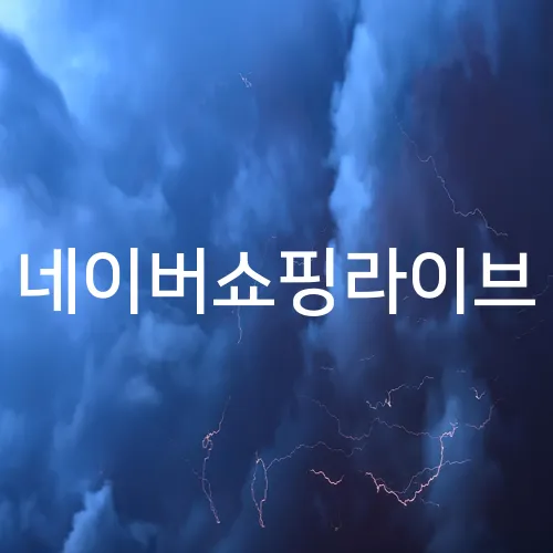 네이버쇼핑라이브