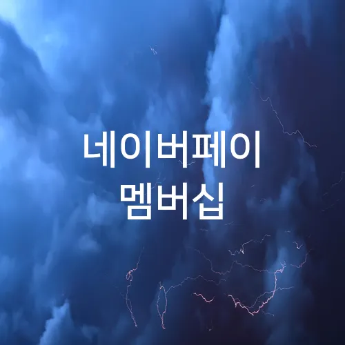 네이버페이 멤버십