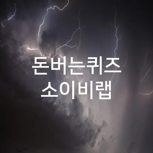 돈버는퀴즈 소이비랩