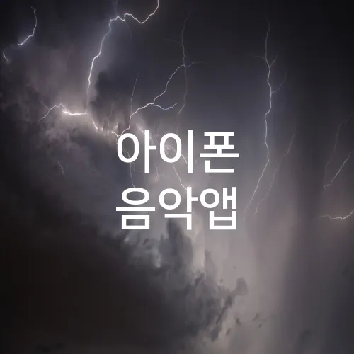 아이폰 음악앱