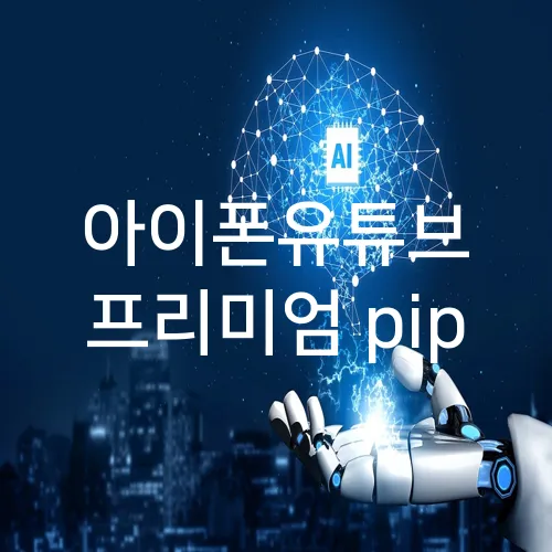 아이폰유튜브 프리미엄 pip