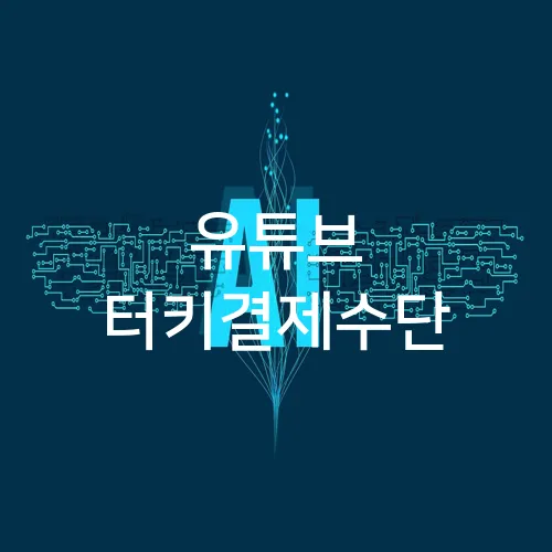 유튜브 터키결제수단