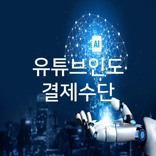 유튜브인도 결제수단