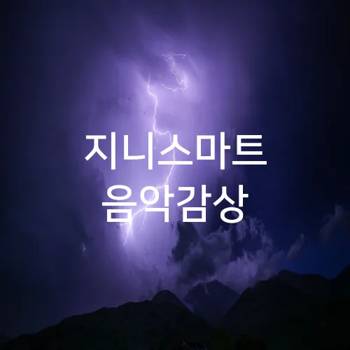 지니스마트 음악감상