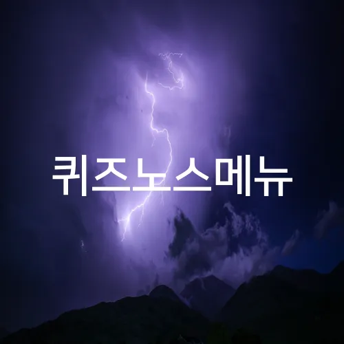 퀴즈노스메뉴