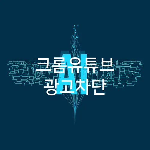 크롬유튜브 광고차단