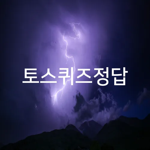 토스퀴즈정답