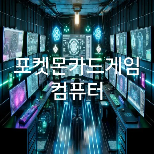 포켓몬카드게임 컴퓨터