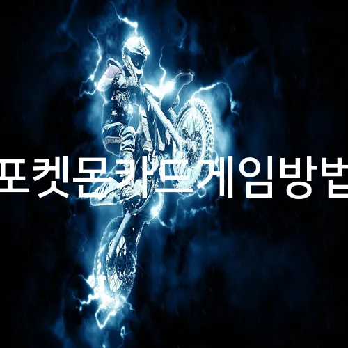 포켓몬카드게임방법