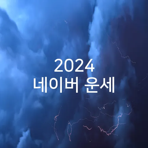 2024 네이버 운세
