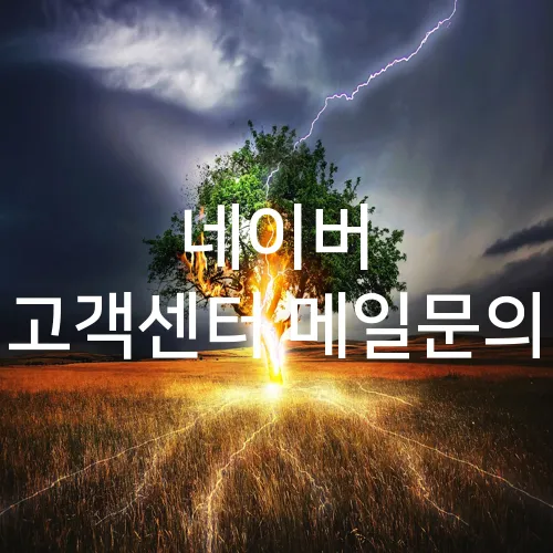 네이버 고객센터 메일문의