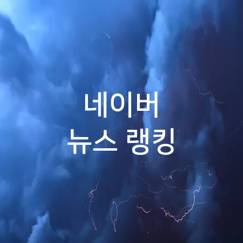 네이버 뉴스 랭킹