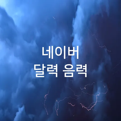 네이버 달력 음력