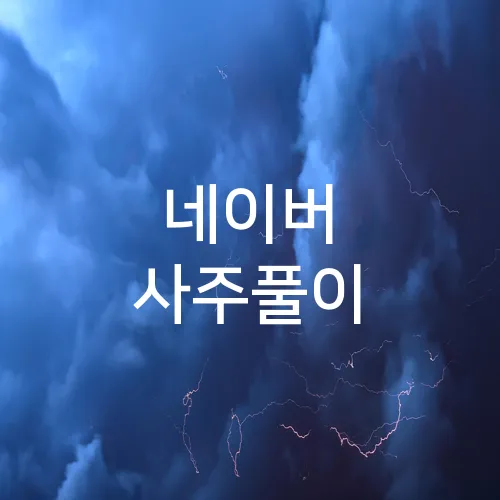 네이버 사주풀이