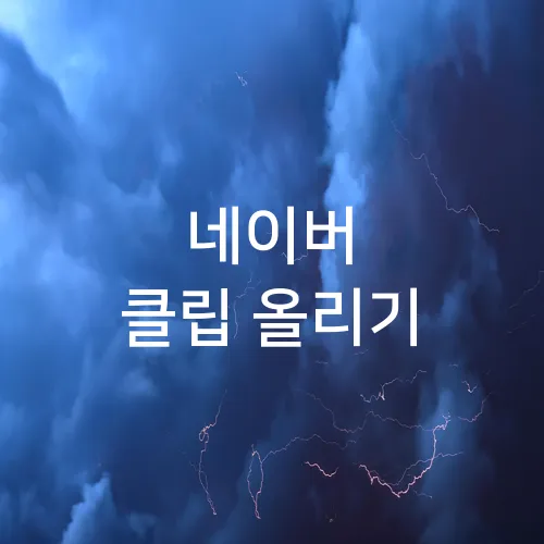 네이버 클립 올리기