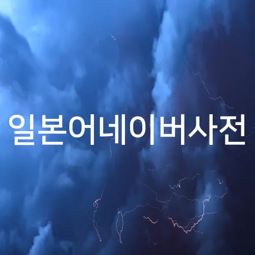 일본어네이버사전
