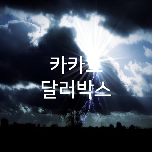 카카오 달러박스