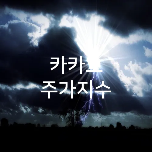 카카오 주가지수