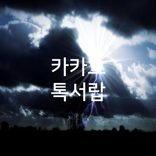 카카오 톡서랍