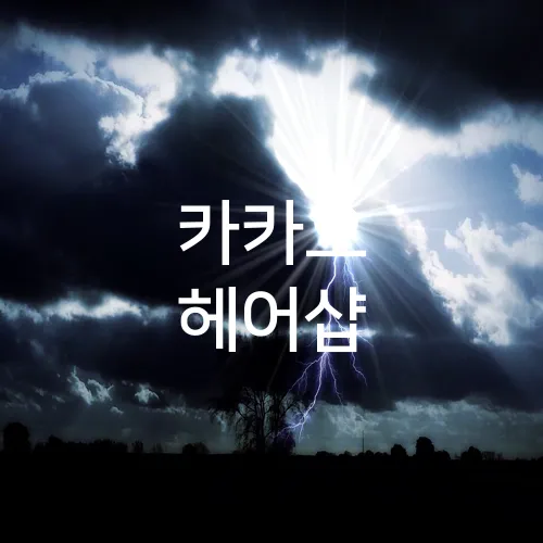 카카오 헤어샵