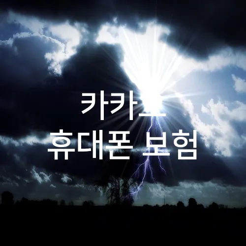 카카오 휴대폰 보험