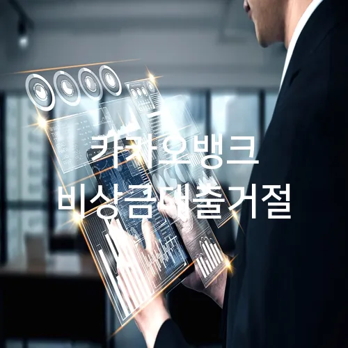 카카오뱅크 비상금대출거절