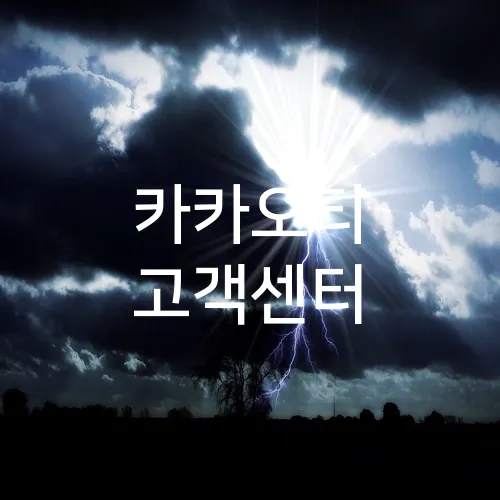 카카오티 고객센터