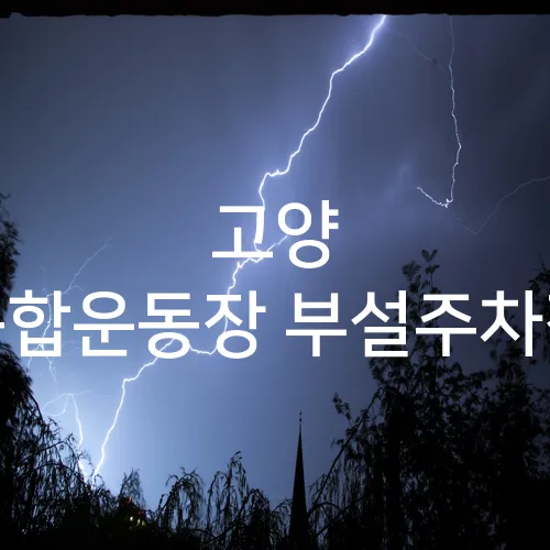 고양 종합운동장 부설주차장