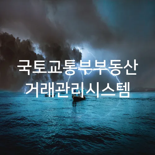 국토교통부부동산 거래관리시스템