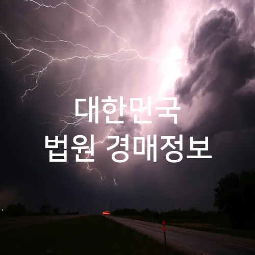 대한민국 법원 경매정보