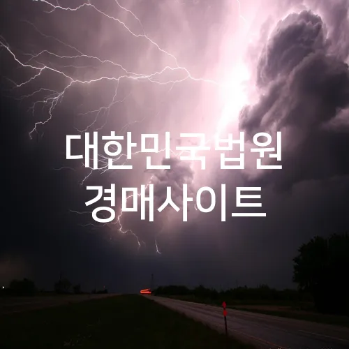 대한민국법원 경매사이트