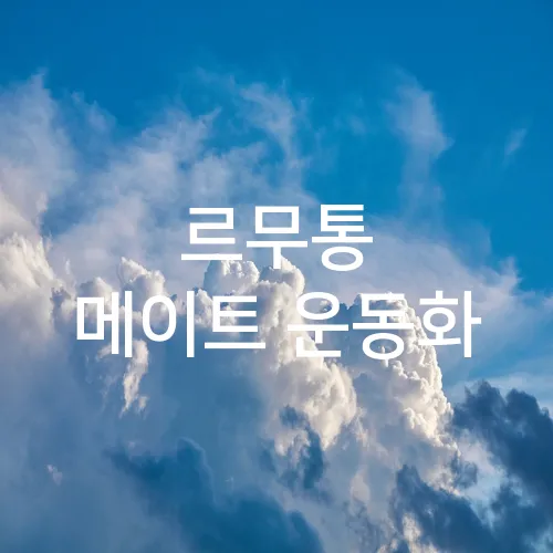 르무통 메이트 운동화
