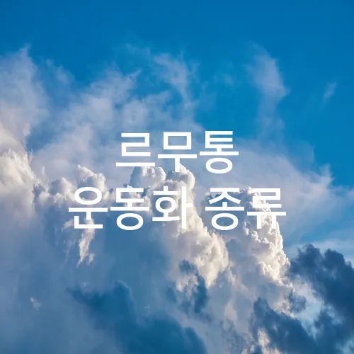르무통 운동화 종류