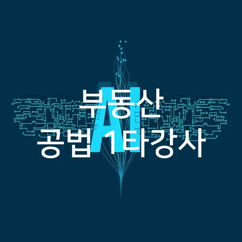 부동산 공법 1타강사