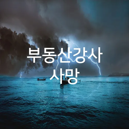 부동산강사 사망