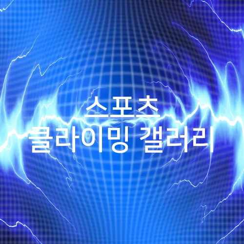 스포츠 클라이밍 갤러리